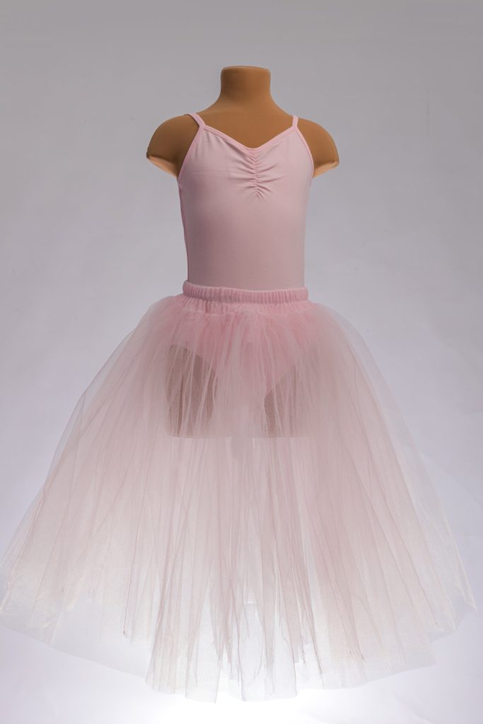 Pink rehearsal set for rehearsals and performances for height 140–150 cm